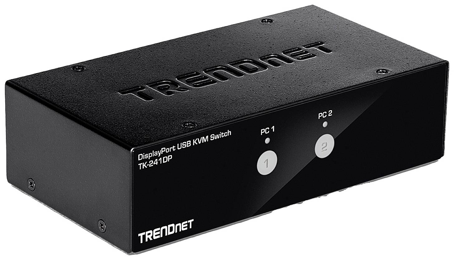 TRENDnet TK 241DP - KVM-/Audio-/USB-Switch - 2 x KVM/Audio/USB