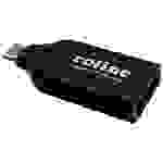 Roline 12.03.3227 USB-C® / DisplayPort Adapter Schwarz