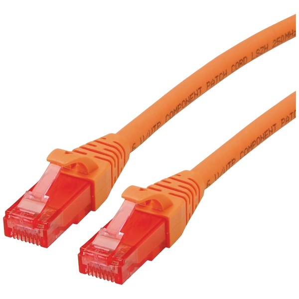 Roline 21.15.2947 RJ45 Netzwerkkabel, Patchkabel CAT 6 U/UTP 0.30m Orange, Weiß 1St. Roline 21.15.2947 RJ45 Netzwerkkabel, Patchkabel CAT 6 U/UTP 0.30m Orange, Weiß 1St.