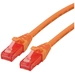 Roline 21.15.2947 RJ45 Netzwerkkabel, Patchkabel CAT 6 U/UTP 0.30m Orange, Weiß 1St. Roline 21.15.2947 RJ45 Netzwerkkabel, Patchkabel CAT 6 U/UTP 0.30m Orange, Weiß 1St.