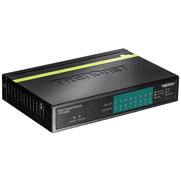 TrendNet TPE-TG80g Netzwerk Switch 10 / 100 / 1000MBit/s PoE-Funktion