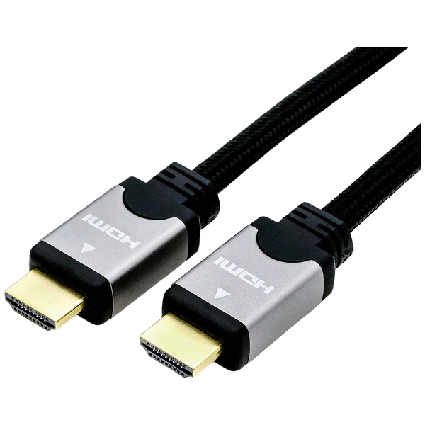 Roline HDMI Anschlusskabel HDMI-A Stecker 7.50m Schwarz, Silber 11.04.5854 doppelt geschirmt HDMI-Kabel Roline HDMI Anschlusskabel HDMI-A Stecker 7.50m Schwarz, Silber 11.04.5854 doppelt geschirmt HDMI-Kabel