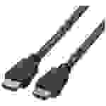 Value HDMI Anschlusskabel HDMI-A Stecker 1.00m Schwarz 11.99.5731 Geschirmt HDMI-Kabel