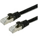 Value 21.99.0972 RJ45 Netzwerkkabel, Patchkabel CAT 6 F/UTP 2.00m Schwarz 1St.