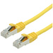 Value 21.99.1232 RJ45 Netzwerkkabel, Patchkabel CAT 6 S/FTP 1.00m Gelb 1St.