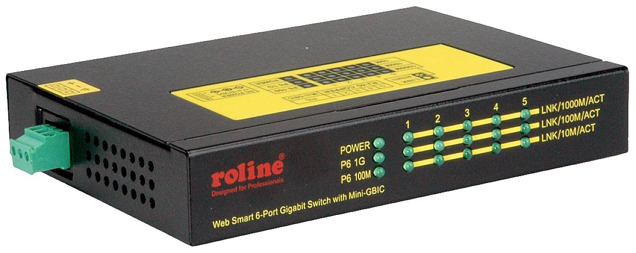 Roline 21.13.1162 Netzwerk Switch 10 / 100 / 1000 MBit/s