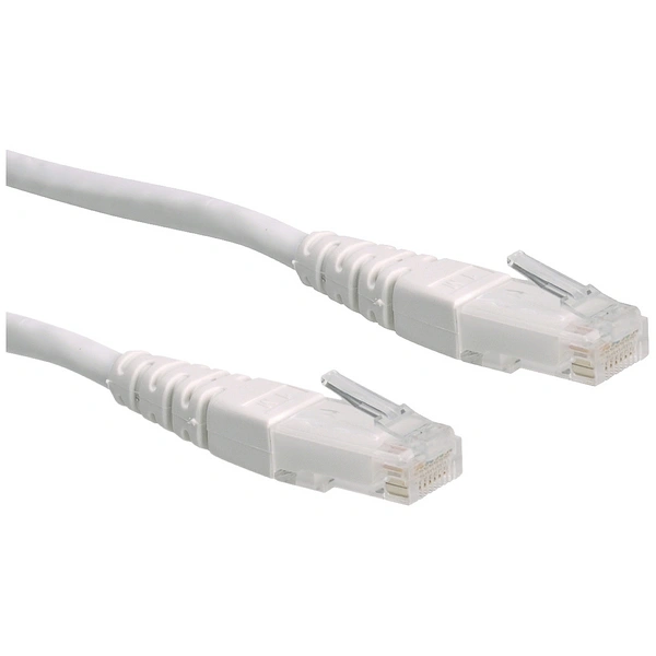 Roline 21.15.1546 RJ45 Netzwerkkabel, Patchkabel CAT 6 U/UTP 2.00m Weiß 1St. Roline 21.15.1546 RJ45 Netzwerkkabel, Patchkabel CAT 6 U/UTP 2.00m Weiß 1St.