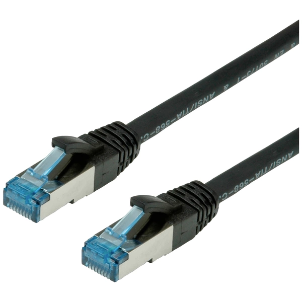 Value 21.99.1966 RJ45 Netzwerkkabel, Patchkabel CAT 6a S/FTP 7.00m Schwarz 1St. Value 21.99.1966 RJ45 Netzwerkkabel, Patchkabel CAT 6a S/FTP 7.00m Schwarz 1St.