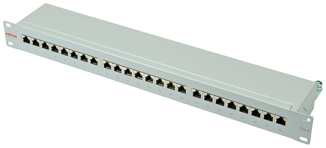 Roline 26.11.0351 24 Port Netzwerk-Patchpanel 483 mm (19") CAT 6 1 HE