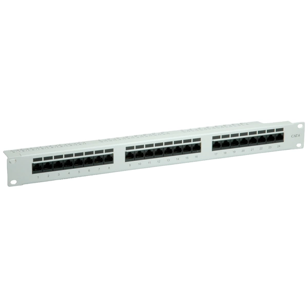 Value 26.99.0355 24 Port Netzwerk-Patchpanel 483mm (19") CAT 6 1 HE Value 26.99.0355 24 Port Netzwerk-Patchpanel 483mm (19") CAT 6 1 HE