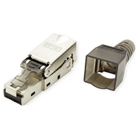Value 26.99.0373 feldkonfektionierbarer RJ-45 Stecker Kat.6A (Class EA), STP 26.99.0373 Silber 1St. Value 26.99.0373 feldkonfektionierbarer RJ-45 Stecker Kat.6A (Class EA), STP 26.99.0373 Silber 1St.