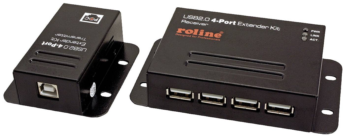 Roline USB-Kabel Schwarz 12.04.1101