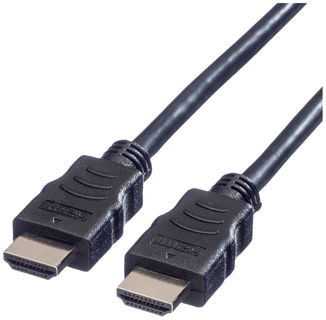 Value HDMI Anschlusskabel HDMI-A Stecker 15.00 m Schwarz 11.99.5547 Geschirmt HDMI-Kabel