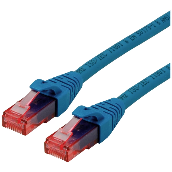 Roline 21.15.2543 RJ45 Netzwerkkabel, Patchkabel CAT 6 U/UTP 3.00m Blau 1St. Roline 21.15.2543 RJ45 Netzwerkkabel, Patchkabel CAT 6 U/UTP 3.00m Blau 1St.