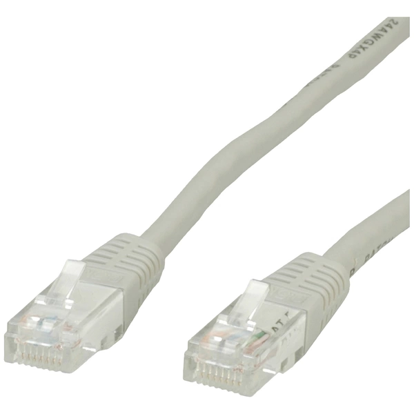 Value 21.99.0901 RJ45 Netzwerkkabel, Patchkabel CAT 6 U/UTP 1.00m Grau Value 21.99.0901 RJ45 Netzwerkkabel, Patchkabel CAT 6 U/UTP 1.00m Grau