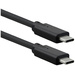 Roline USB-Kabel USB 3.2 Gen2x2 USB-C® Stecker 1.50m Schwarz Geschirmt 11.02.9072