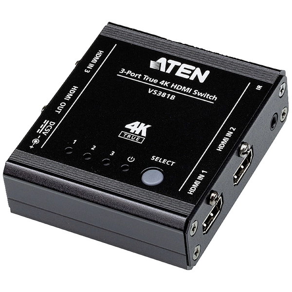 ATEN VS381B HDMI-Switch 4096 x 2160 Pixel ATEN VS381B HDMI-Switch 4096 x 2160 Pixel