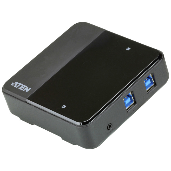 ATEN US3324 2 Port USB 3.2 Gen 1-Umschalter (USB 3.0) Schwarz