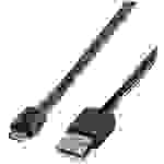 Roline USB-Kabel USB 2.0 USB-A Stecker, USB-Micro-B Stecker 1.00m Schwarz Ungeschirmt, TPE-Mantel 11.02.8760