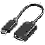 Value USB-Kabel USB 3.2 Gen1 (USB 3.0 / USB 3.1 Gen1) USB-C® Stecker, USB-A Buchse 0.15m Schwarz 11.99.9030