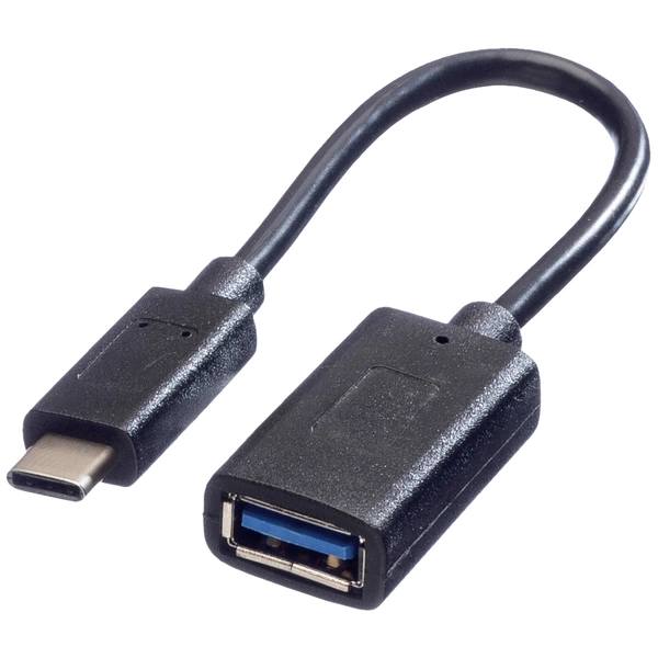 Value USB-Kabel USB 3.2 Gen1 (USB 3.0 / USB 3.1 Gen1) USB-C® Stecker, USB-A Buchse 0.15m Schwarz 11.99.9030 Value USB-Kabel USB 3.2 Gen1 (USB 3.0 / USB 3.1 Gen1) USB-C® Stecker, USB-A Buchse 0.15m Schwarz 11.99.9030