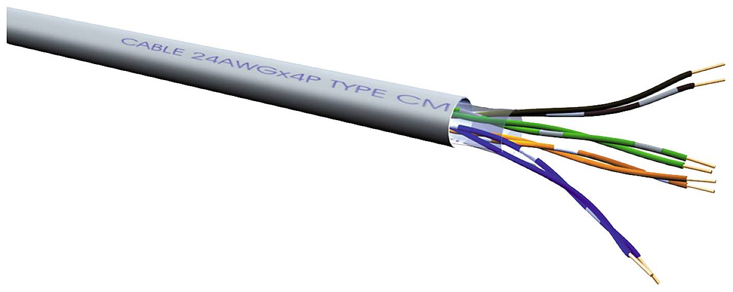 Roline 21.15.0991 Netzwerkkabel CAT 6 U/UTP Grau 300m