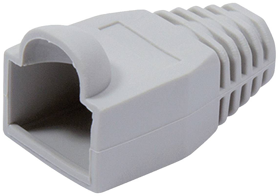 Value 12.99.0000 VALUE Knickschutztülle für RJ-45, grau, 10 Stck 12.99.0000 Grau 10 St.