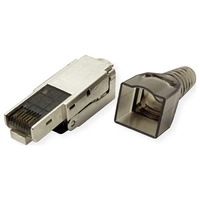 Value 26.99.0371 feldkonfektionierbarer RJ-45 Stecker Kat.6 (Class E), STP 26.99.0371 Silber 1St. Value 26.99.0371 feldkonfektionierbarer RJ-45 Stecker Kat.6 (Class E), STP 26.99.0371 Silber 1St.