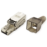 Value 26.99.0371 feldkonfektionierbarer RJ-45 Stecker Kat.6 (Class E), STP 26.99.0371 Silber 1St. Value 26.99.0371 feldkonfektionierbarer RJ-45 Stecker Kat.6 (Class E), STP 26.99.0371 Silber 1St.