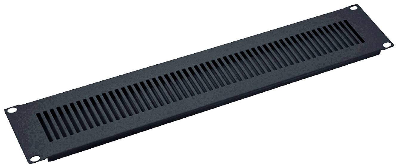 Value 26.99.0320 19 Zoll Netzwerkschrank-Blindabdeckung Tiefschwarz (RAL 9005)