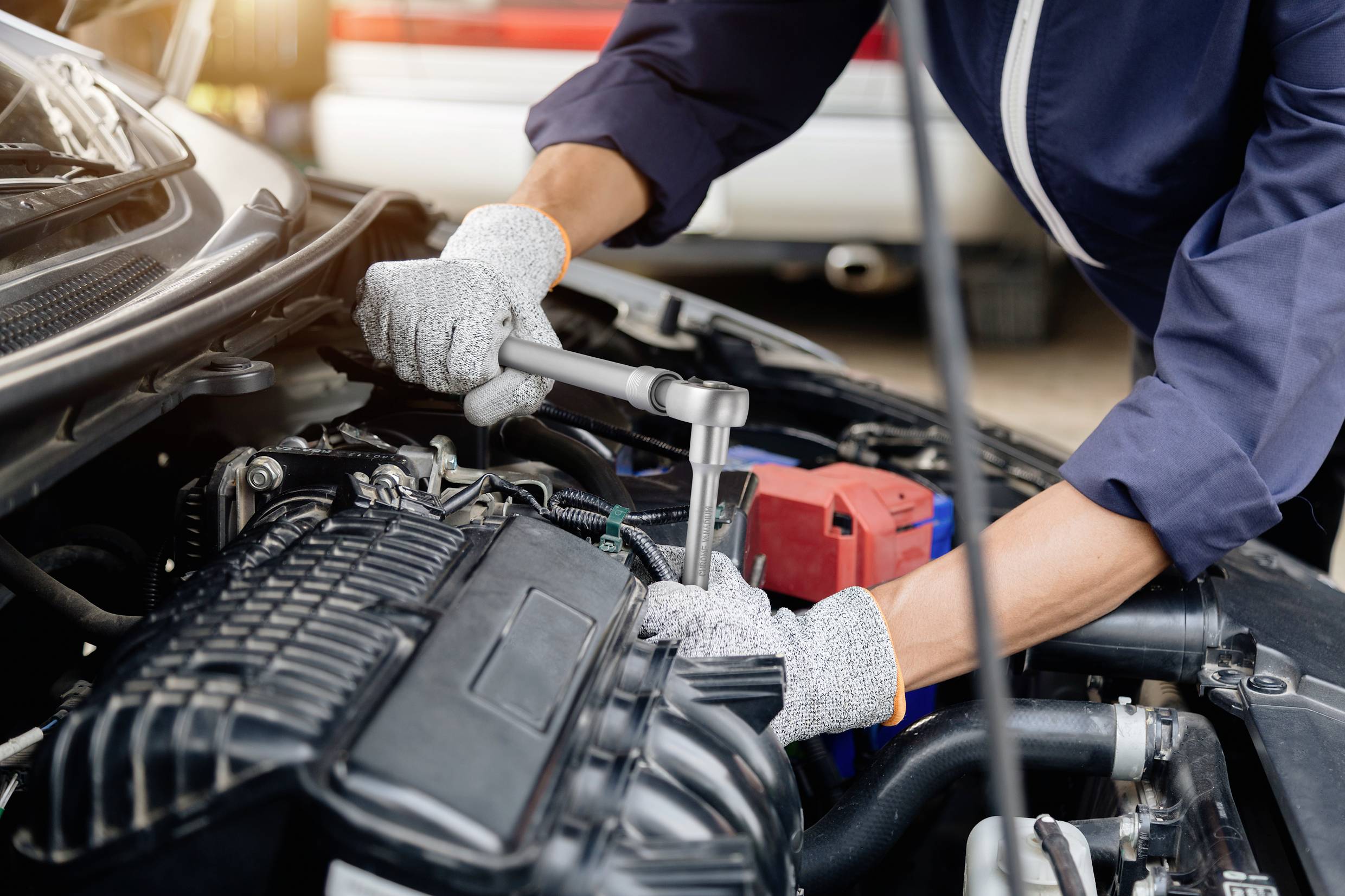 TOOLCRAFT TO-7677363 Profi-Drehmomentschlüssel-Set mit Teleskop-Umschaltknarre 1/2" (12.5 mm) 40 - 210 Nm