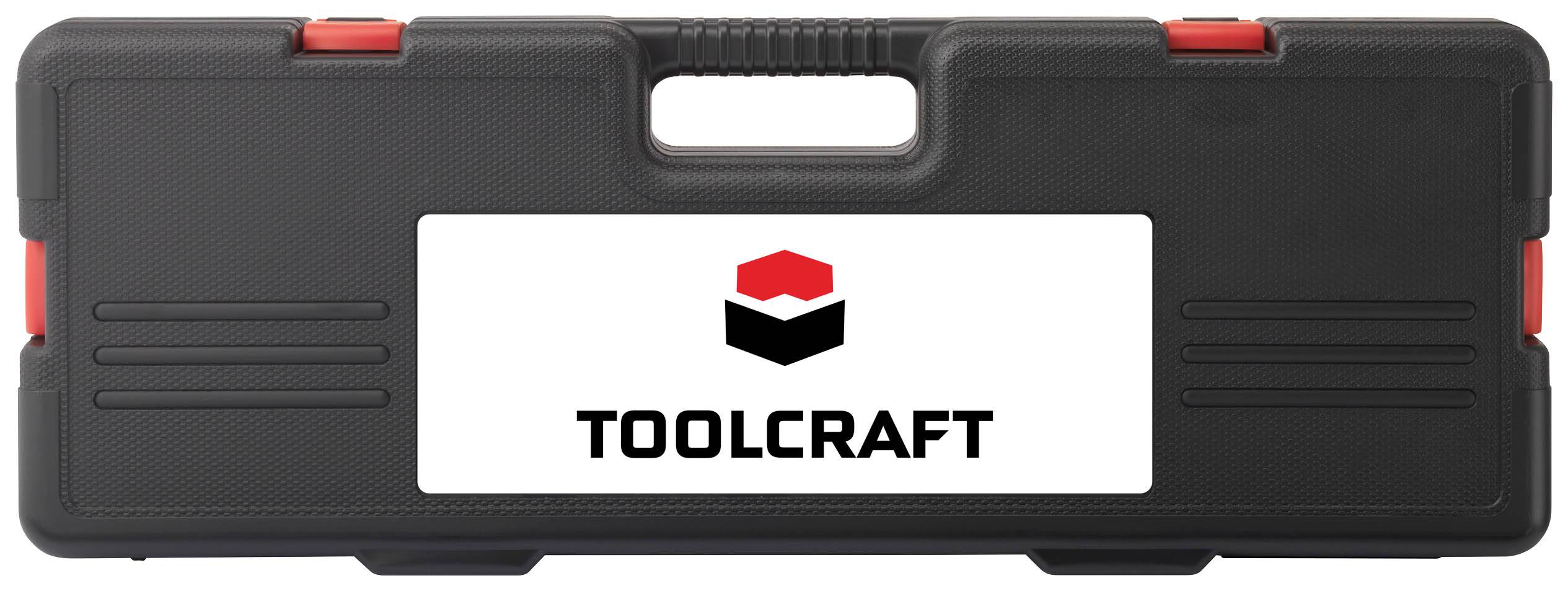 TOOLCRAFT TO-7677363 Profi-Drehmomentschlüssel-Set mit Teleskop-Umschaltknarre 1/2" (12.5 mm) 40 - 210 Nm