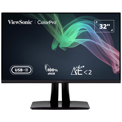 Viewsonic VP3256-4K LED-Monitor EEK G (A - G) 80cm (31.5 Zoll) 3840 x 2160 Pixel 16:9 DisplayPort, HDMI®, USB-C® IPS LED