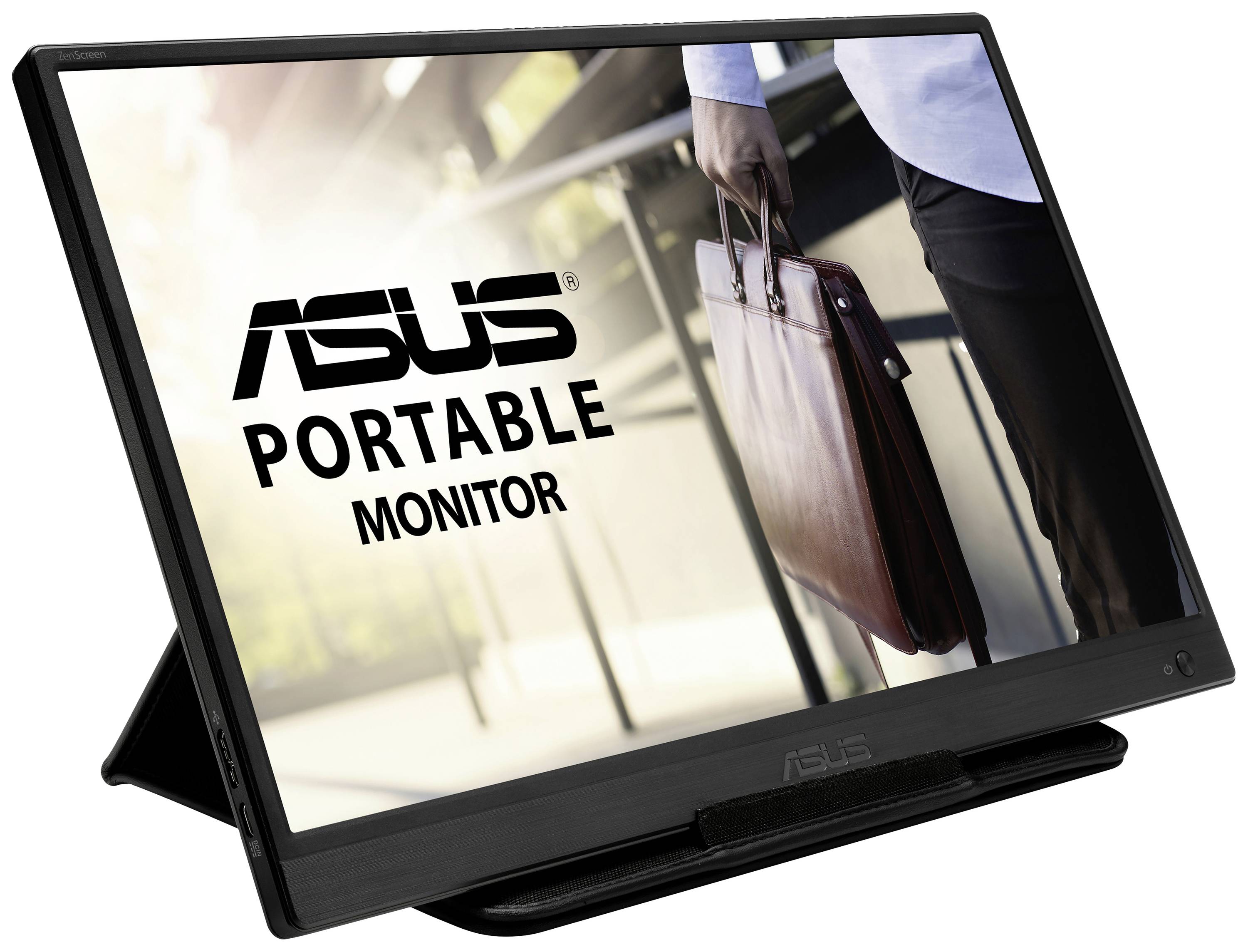Asus MB165B LED-Monitor EEK B (A - G) 39.6 cm (15.6 Zoll) 1366 x 768 Pixel 16:9 10 ms USB-A (USB 3.2 Gen 1) TN LCD