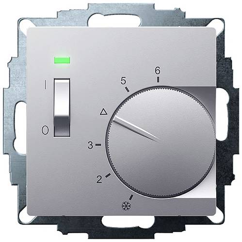 Eberle 191811224702 UTE 1012-Alu-55 Raumthermostat Unterputz Heizen 1 St.