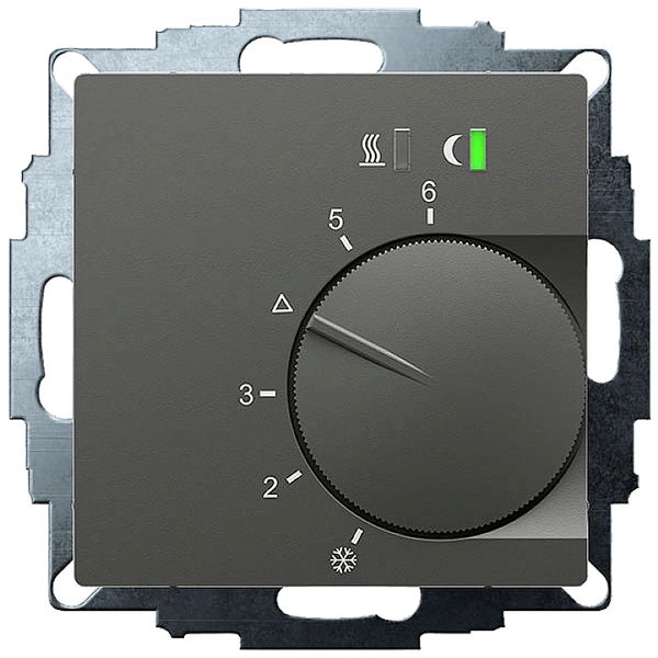 Eberle 547895524302 UTE 2500-24-Anthrazit-55 Raumthermostat Unterputz Heizen / Kühlen 1St. Eberle 547895524302 UTE 2500-24-Anthrazit-55 Raumthermostat Unterputz Heizen / Kühlen 1St.