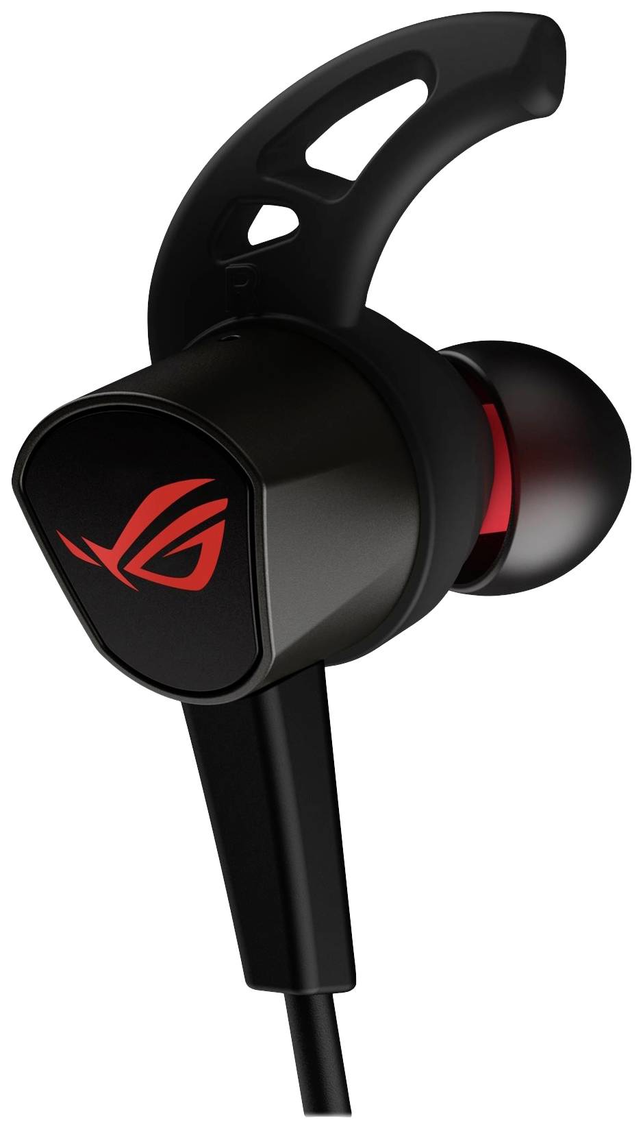 Asus ROG Cetra Core II In Ear Headset kabelgebunden Stereo Schwarz/Rot Lautstärkeregelung Gaming