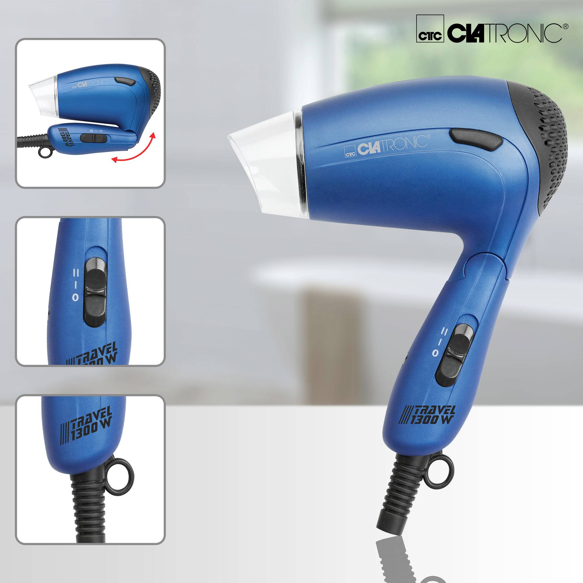 Clatronic HTD 3429 Haartrockner Blau
