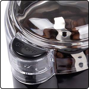 Clatronic KSW 3306 283032 Kaffeemühle Schwarz Edelstahl-Schlagmesser