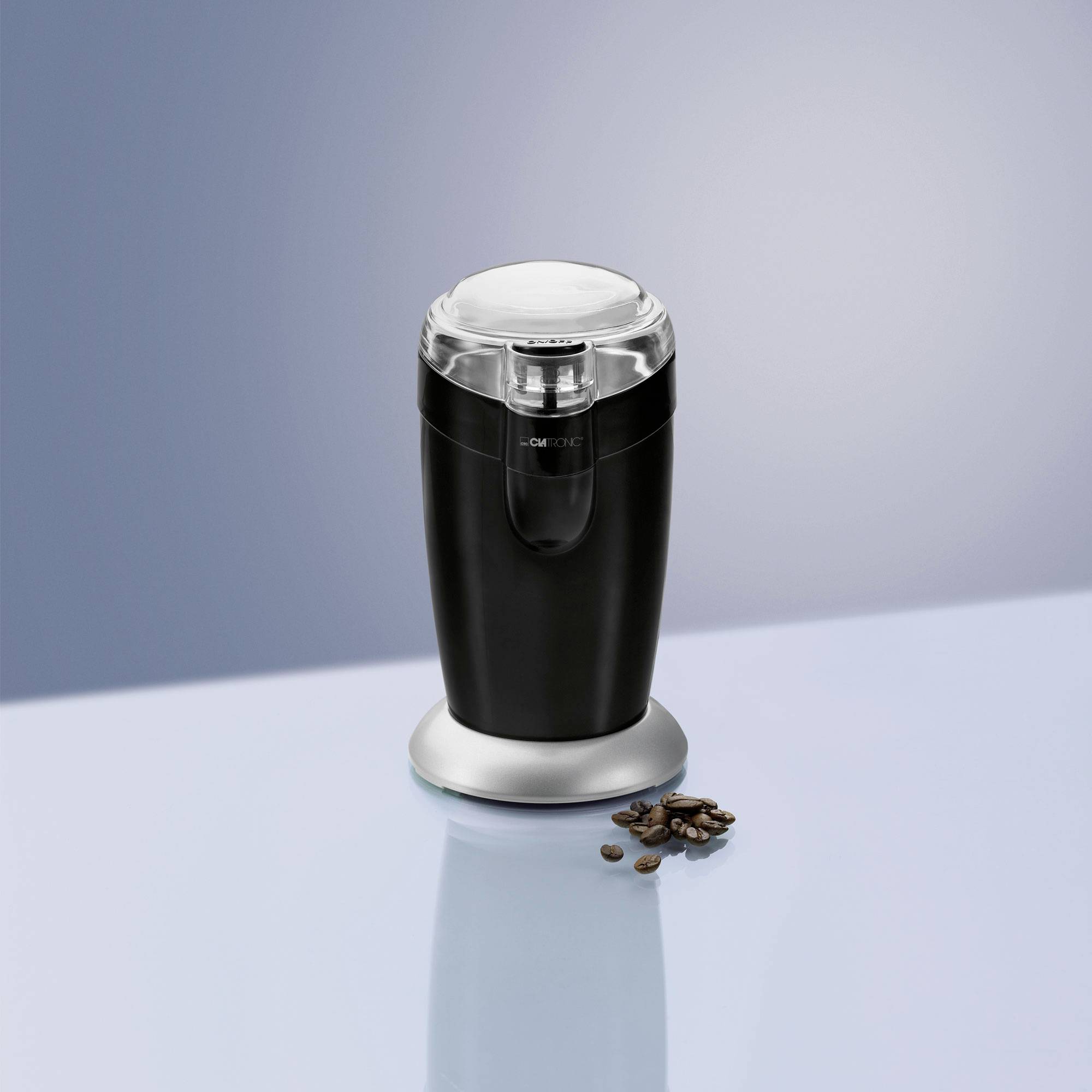 Clatronic KSW 3306 283032 Kaffeemühle Schwarz Edelstahl-Schlagmesser