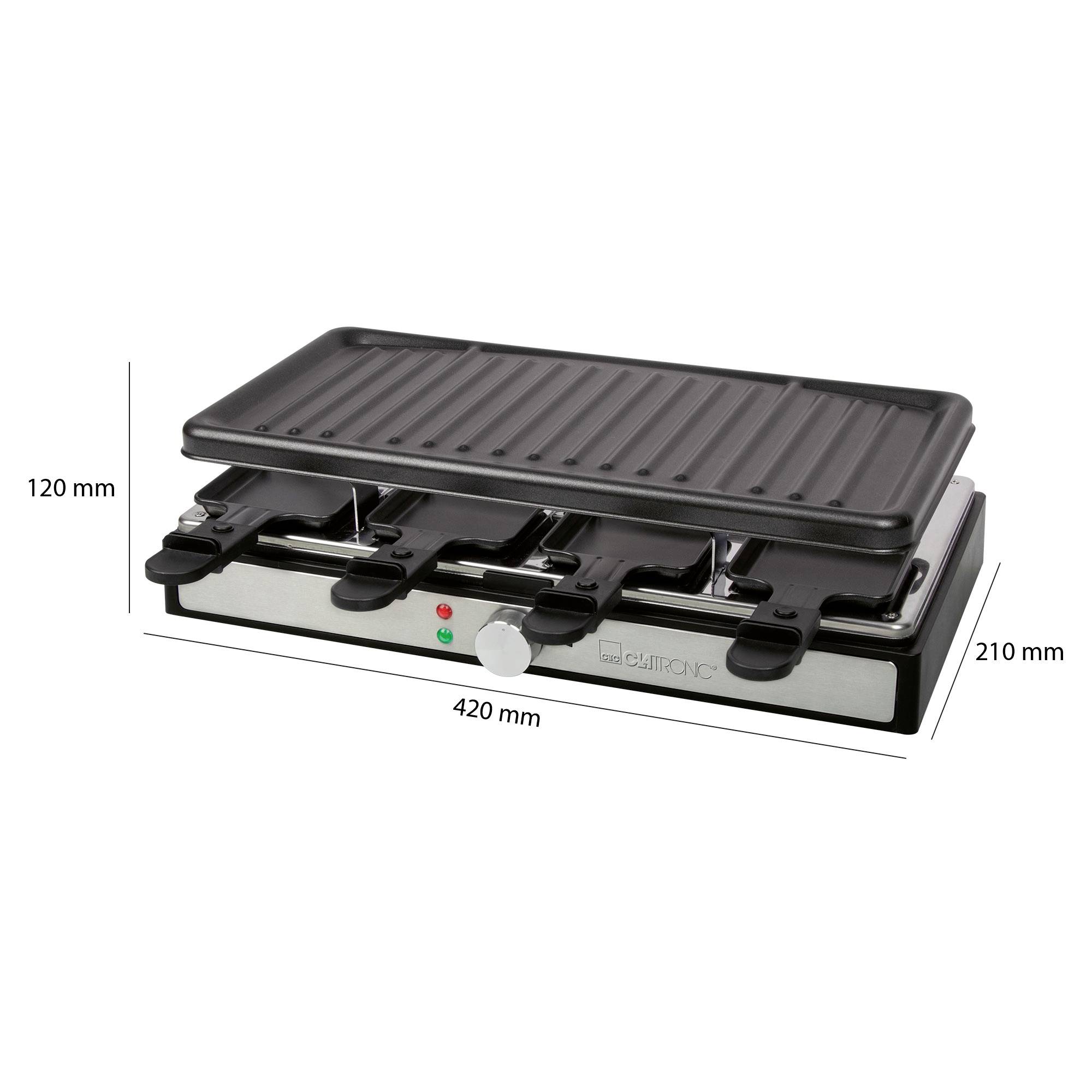 Clatronic RG 3757 Raclette Cool-Touch-Gehäuse