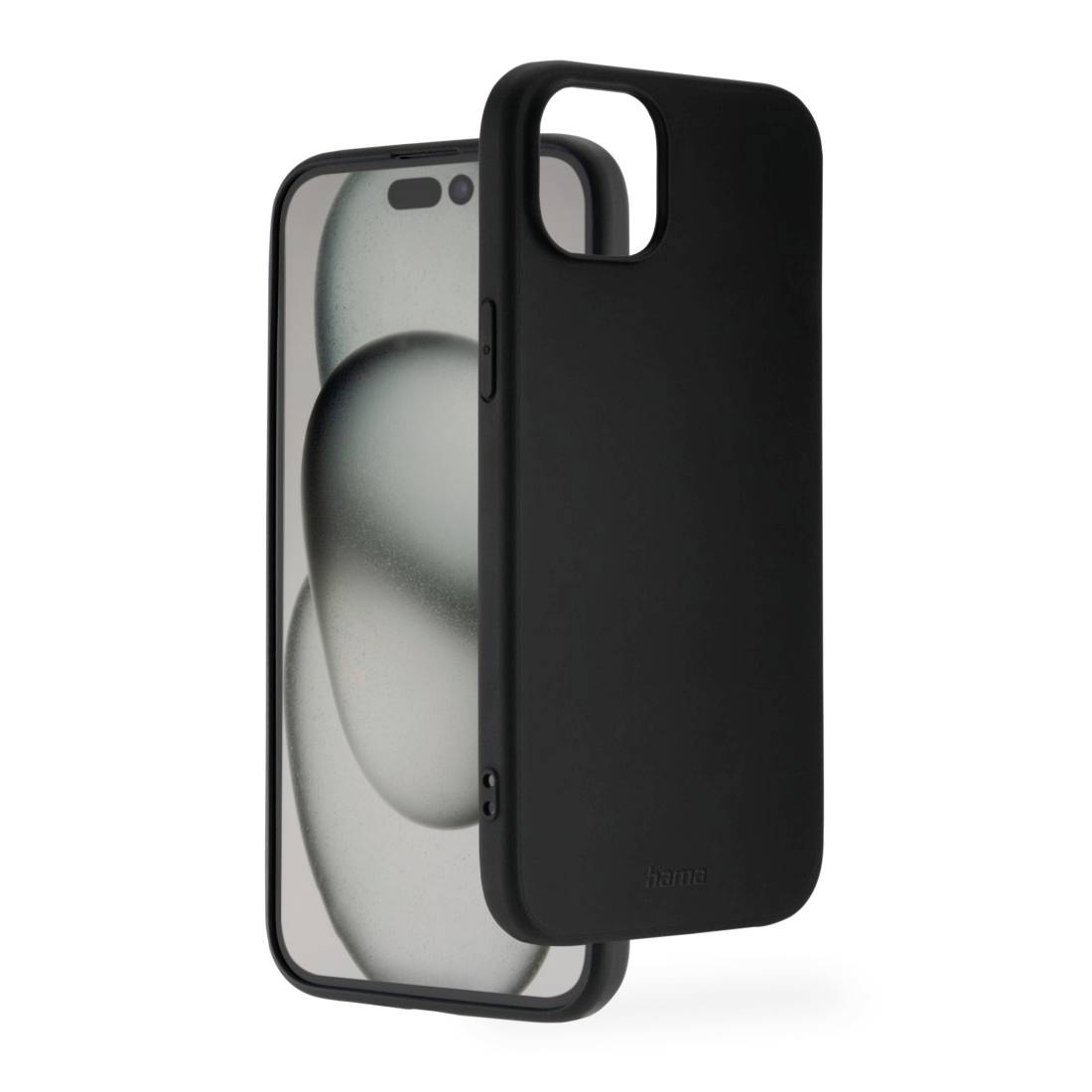 Hama Fantastic Feel Backcover Apple iPhone 15 Schwarz MagSafe kompatibel 00138109