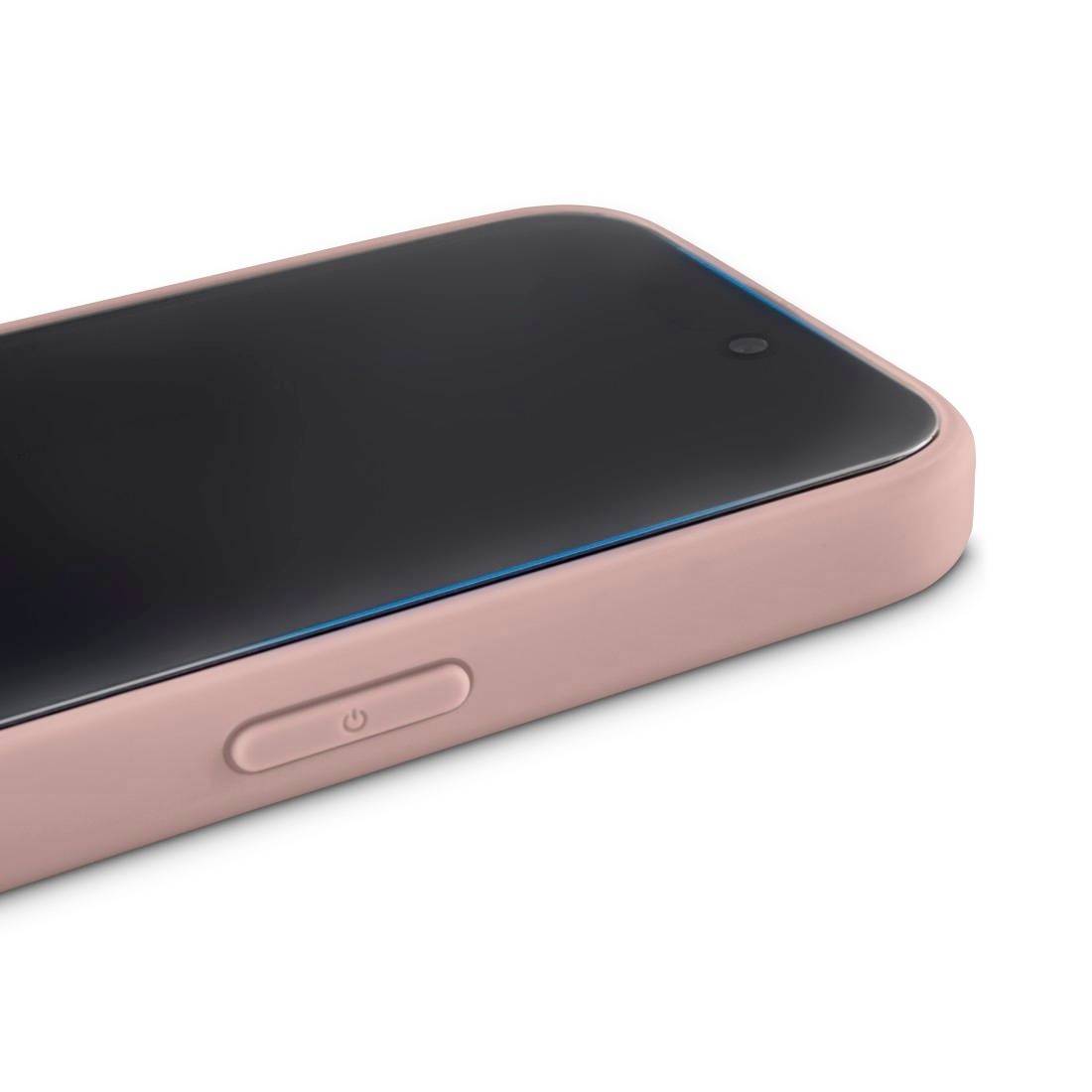 Hama Super Hybrid Displayschutzglas Apple iPhone 15 1 St. kratzfest, Anti-Fingerprint 00222735