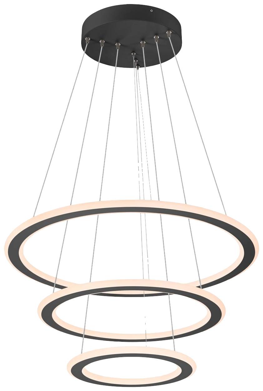 SLV ONE FLAT 1007701 Pendelleuchte LED 58W Schwarz