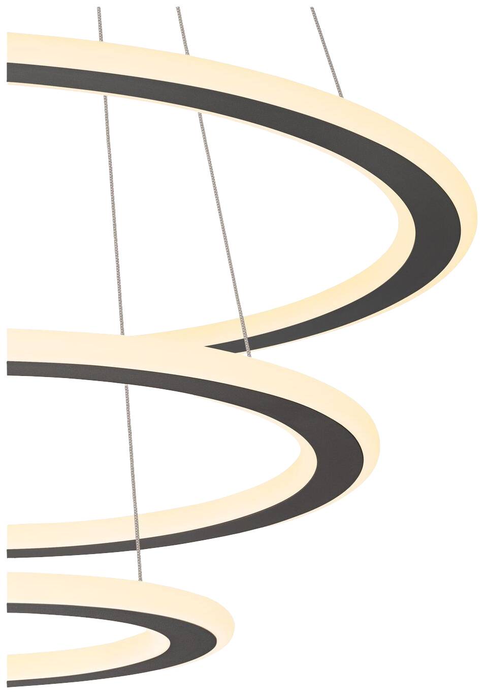 SLV ONE FLAT 1007701 Pendelleuchte LED 58W Schwarz