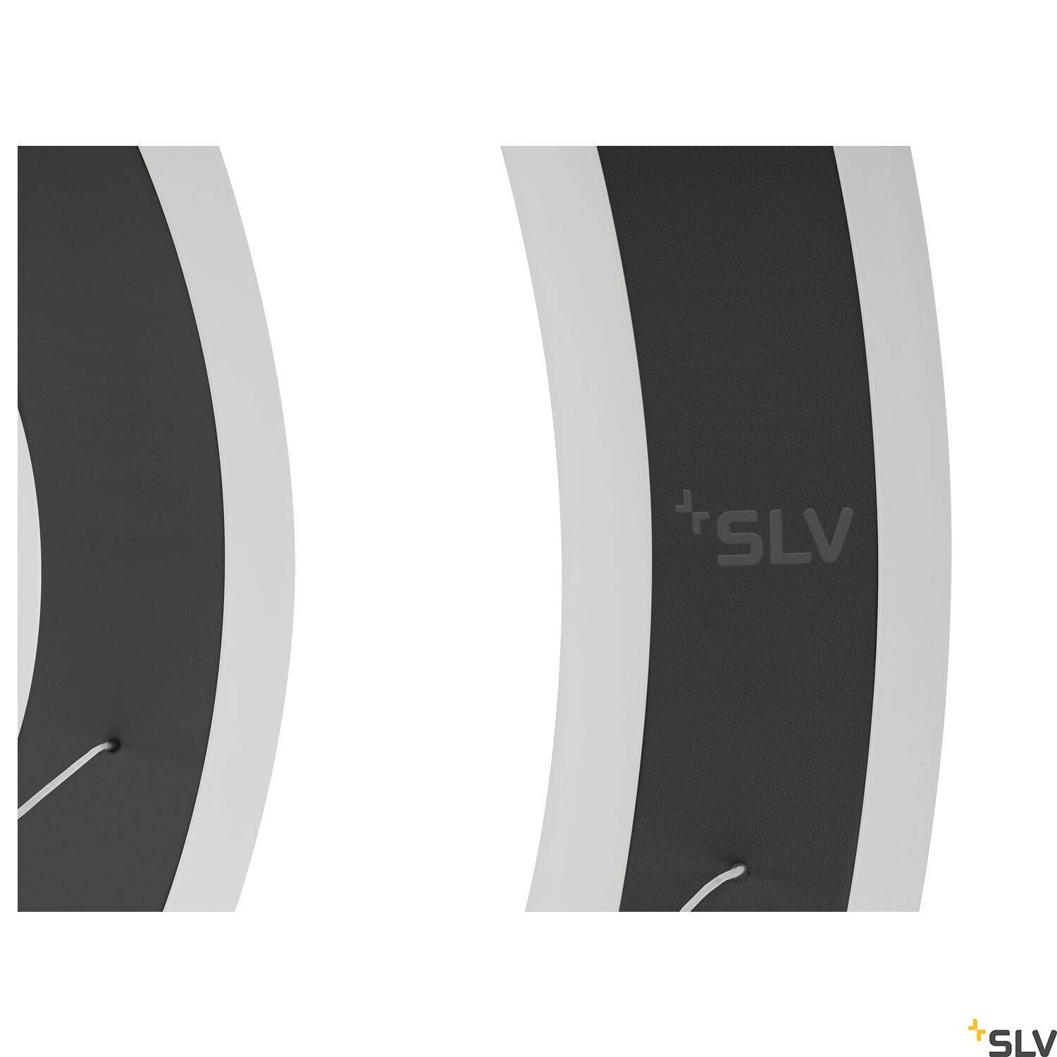 SLV ONE FLAT 1007701 Pendelleuchte LED 58W Schwarz