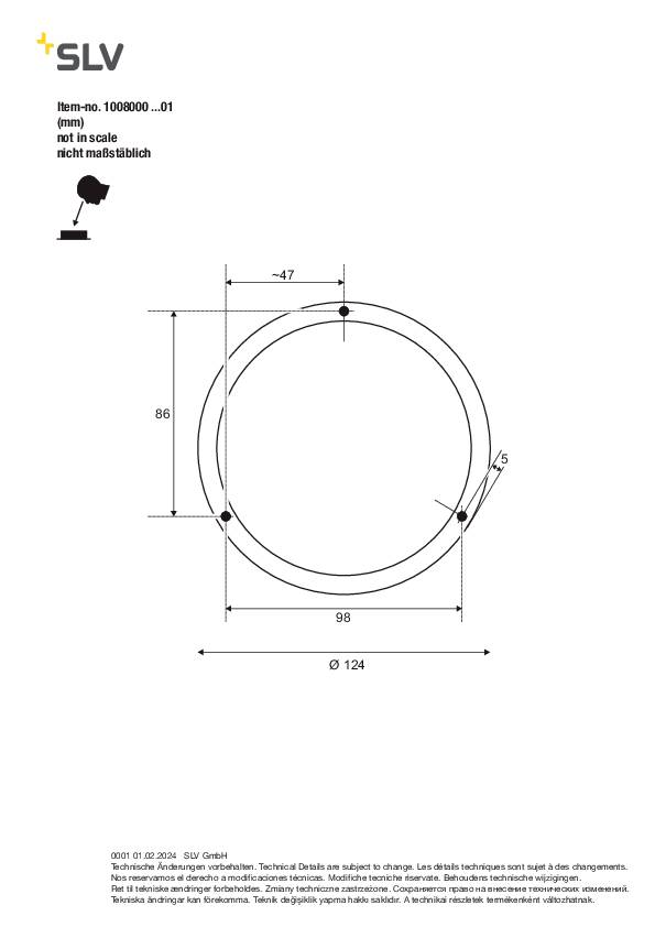 SLV BIG PLOT 1008000 Außeneinbauleuchte LED 4.9W Aluminium