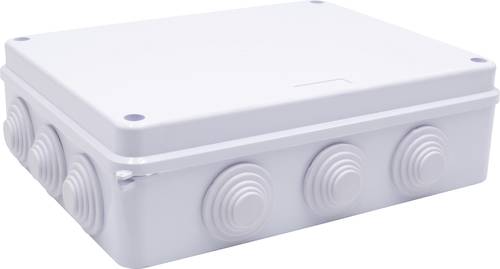 TRU COMPONENTS TC-RA 255x200x80 TC-10239064 Installations-Gehäuse ABS Kunststoff Weiß 1 St.