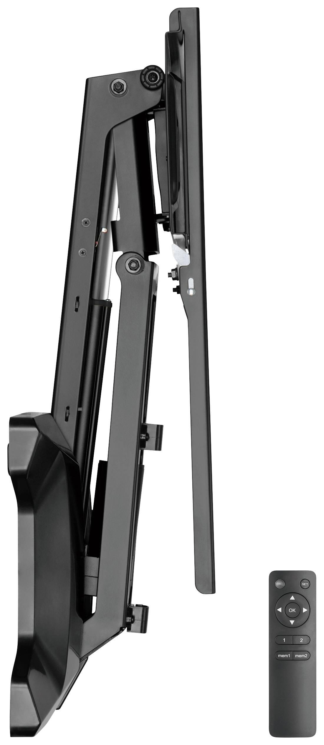 SpeaKa Professional SP-TVM-900 TV-Wandhalterung Geeignet für Curved-TV's, Mit Fernbedienung 94,0cm (37") - 177,8cm (70")