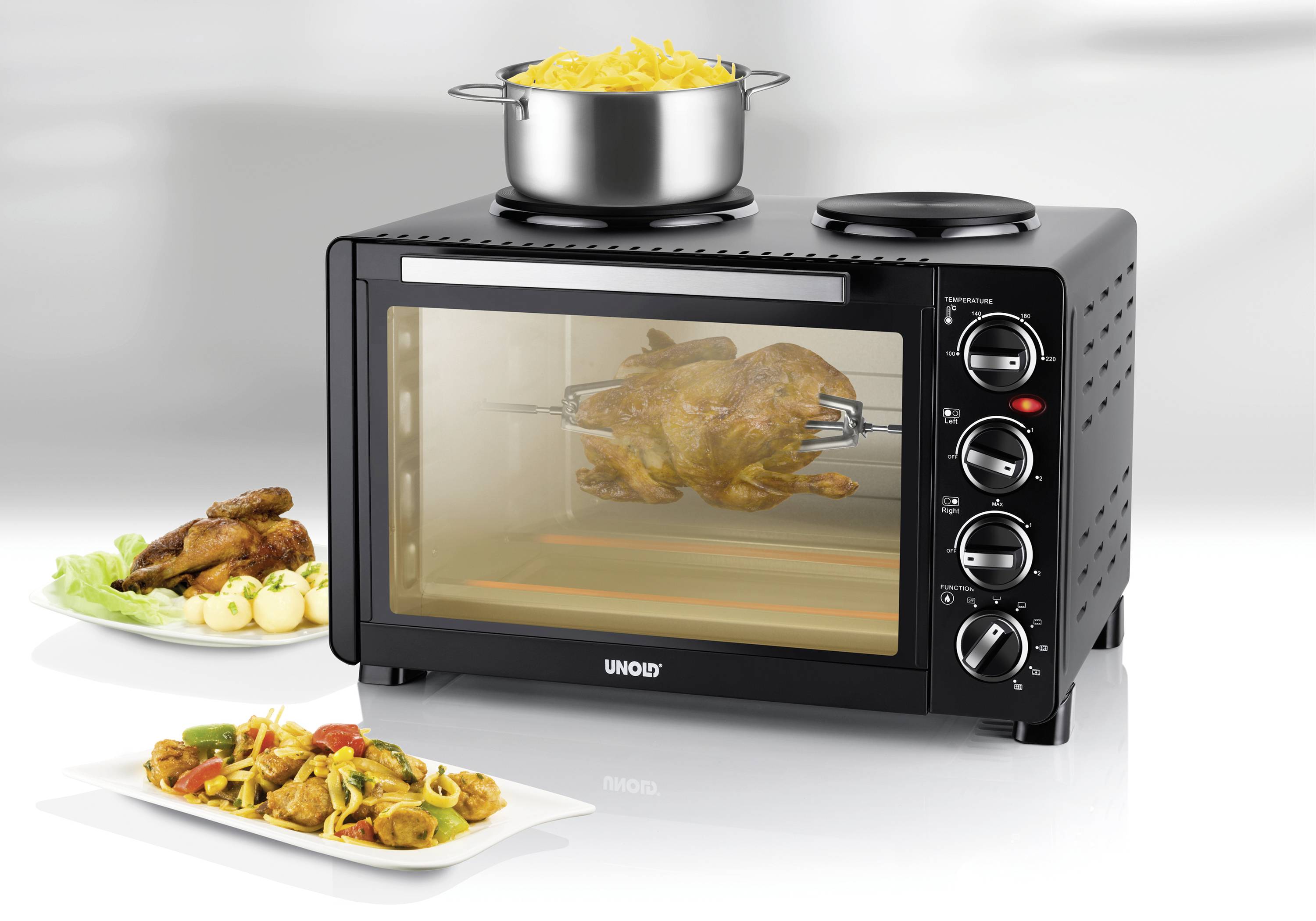 Unold All in One Minibackofen Kontrollleuchte 30 l